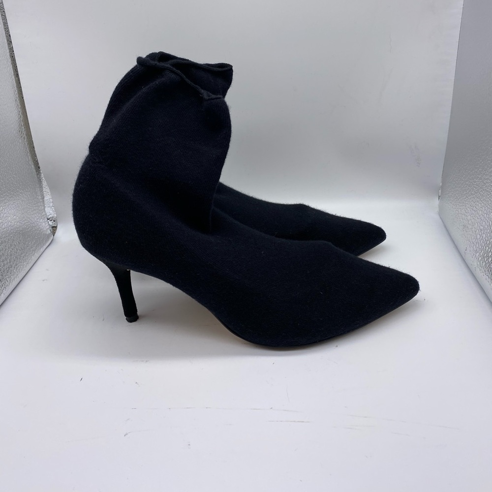 Zara Basic Collection Black Sock Booties Size 37